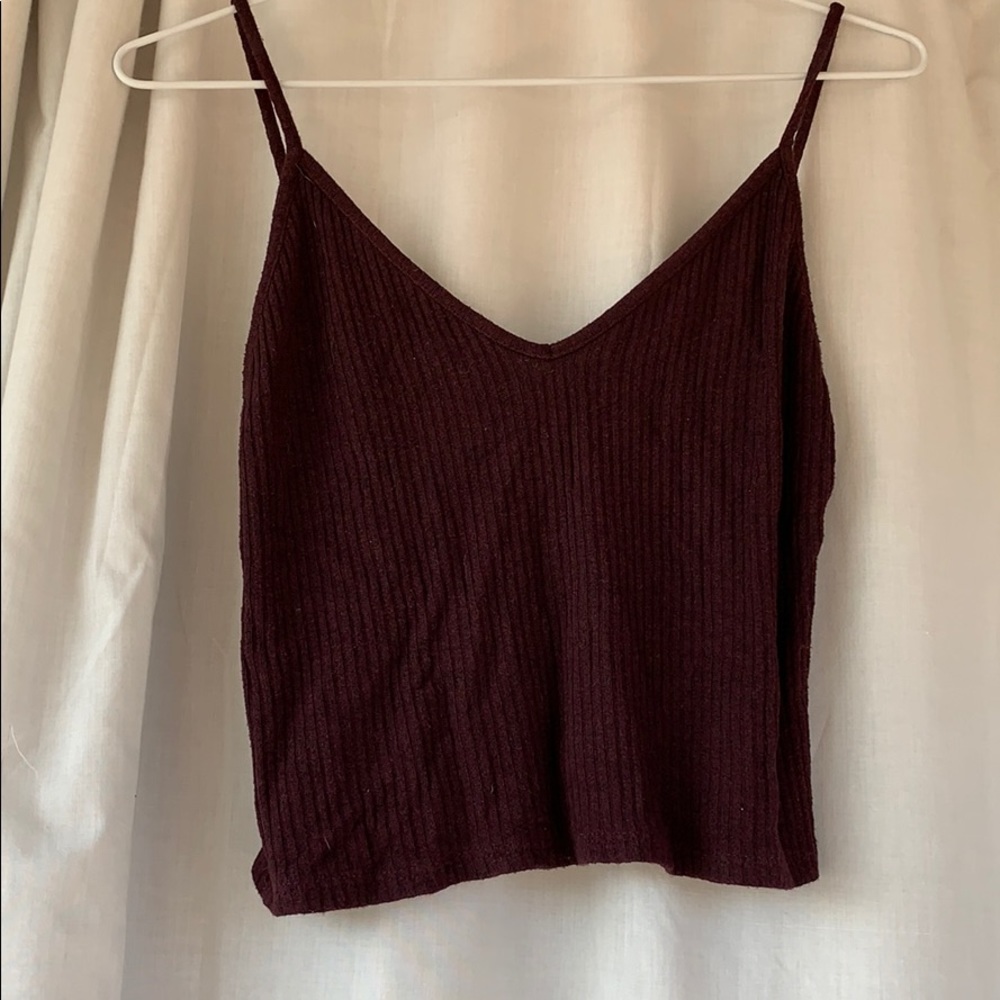 Maroon Brandy Melville tank